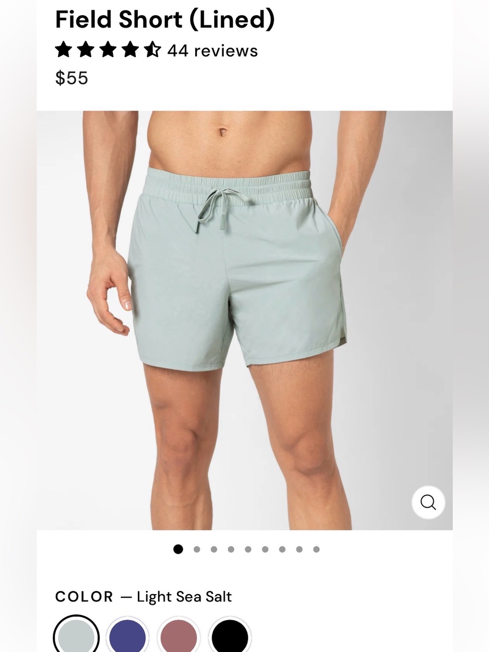 Bear Bottom Lined Field Short. Sz L